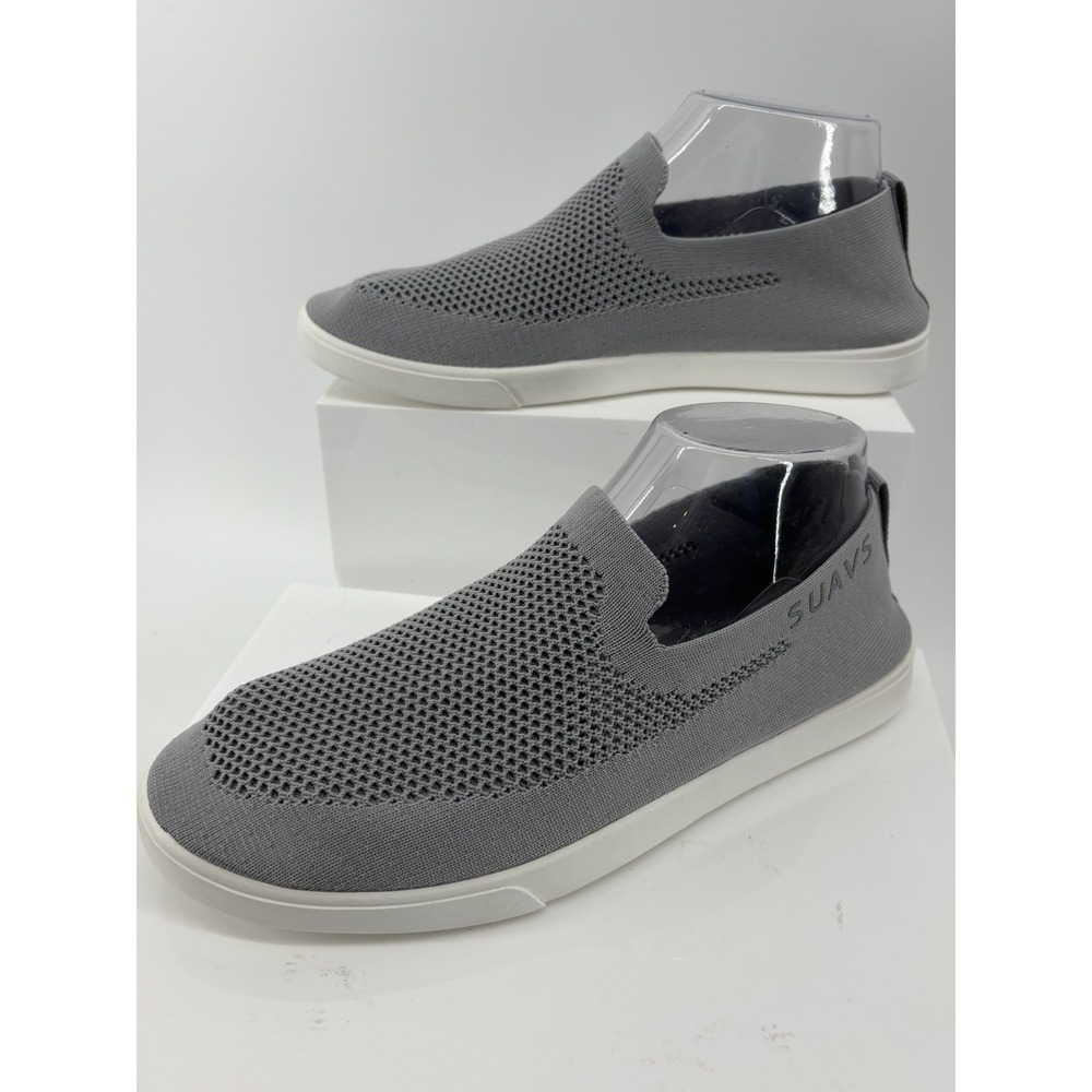 SUAVS The Barton Slip-On Slate Gray Minimalist Unisex Shoes Men 6.5 Women 8.5